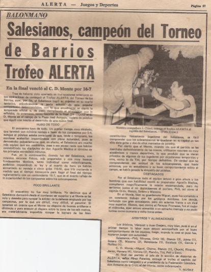 1974-75 Salesianos Trofeo de barrios