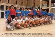 1986-87 Final equipos infantiles