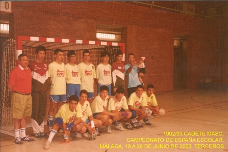 1992-93 Cadete Teka Salesianos Málaga