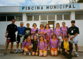 9º en el campeonato de España en Cartagena, 12 de mayo de 1998. Primer equipo femenino que acudió a jugar una fase nacional