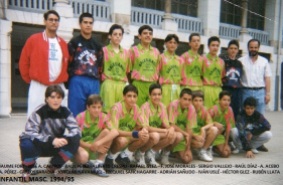 1994-95 Infantil Jaume Fort y Antonio Acebo